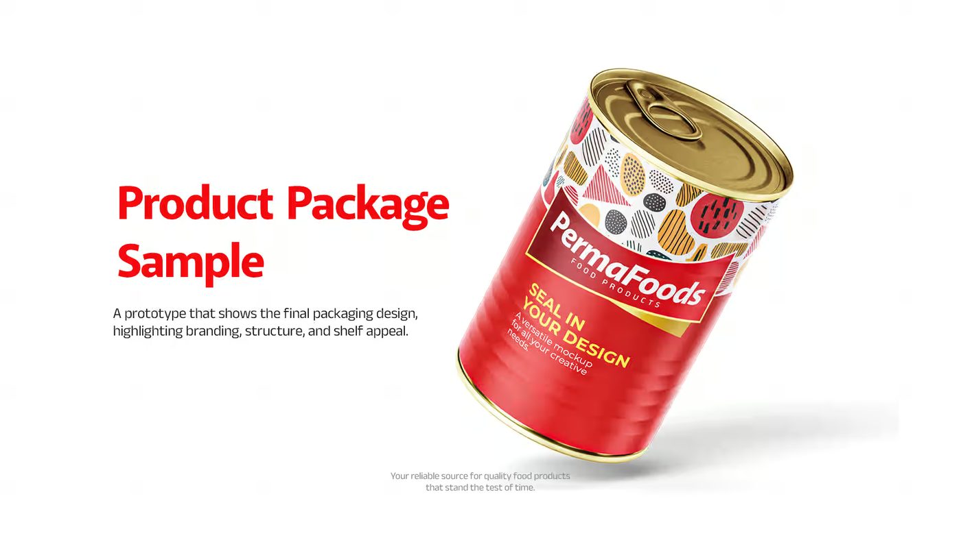 PermaFoods brand identity artboard — 8