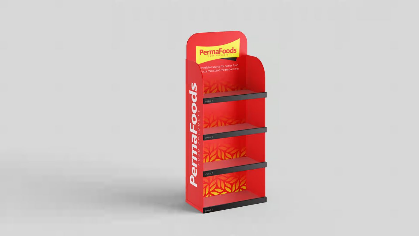 PermaFoods brand identity artboard — 12