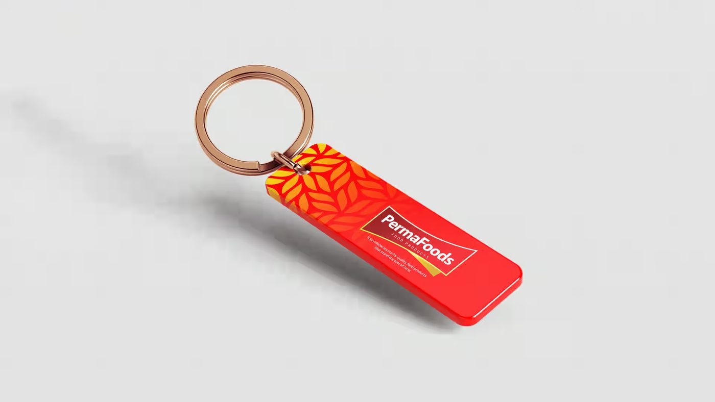 PermaFoods brand identity artboard — 14