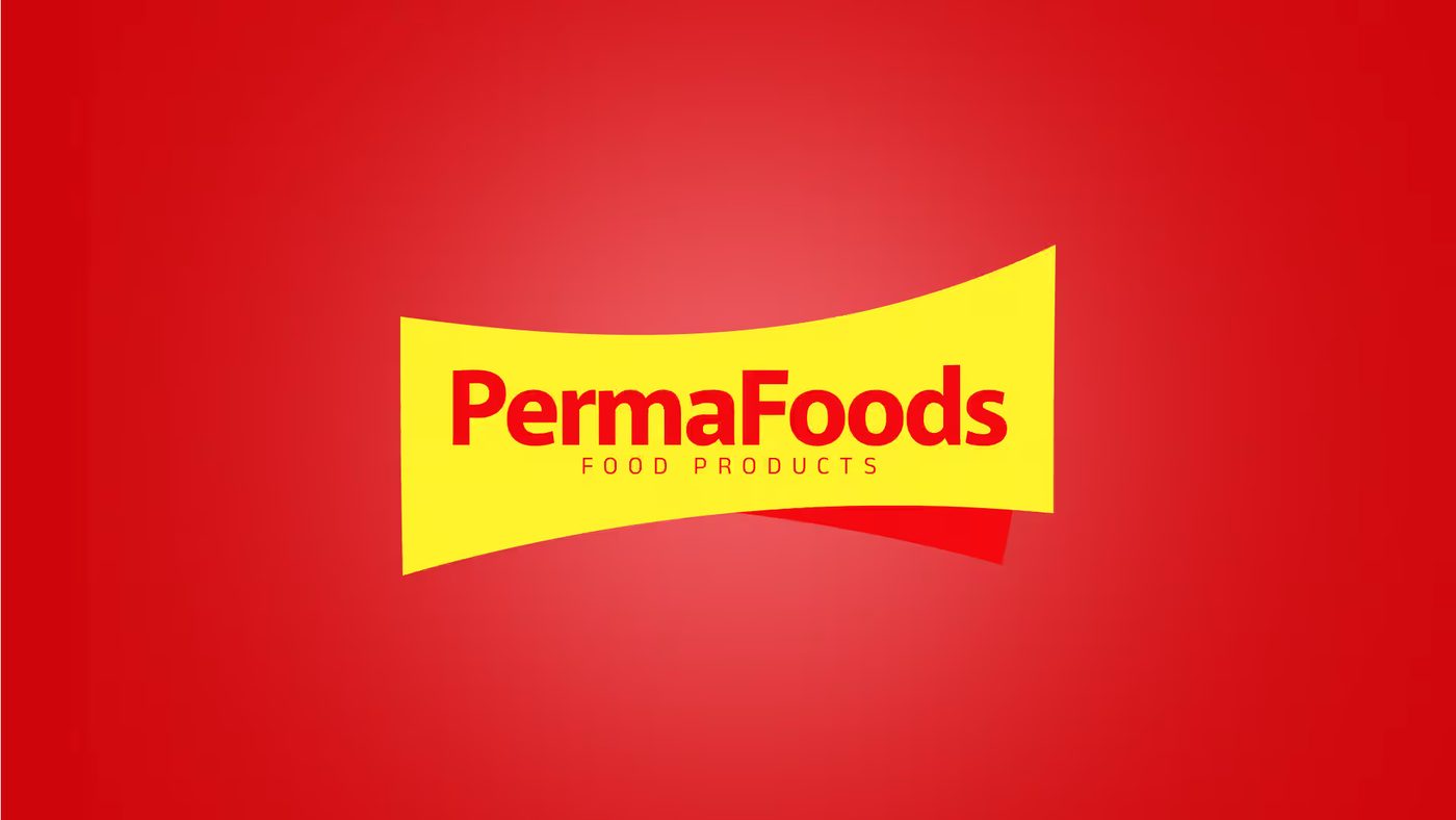 PermaFoods brand identity artboard — 15